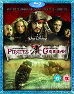 Pirates of the Carribean : At World's End Blu-ray DVD front cover